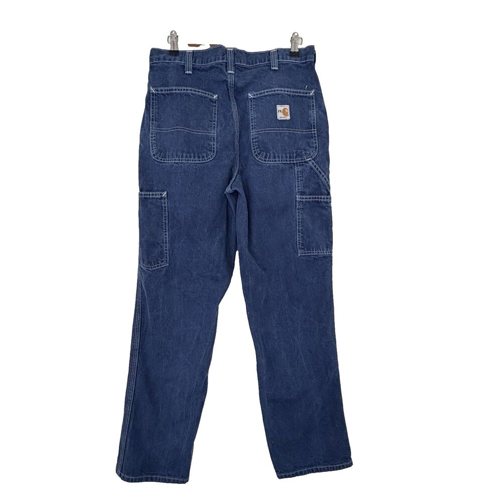 Carhartt Jeans Mens Sz 32x32 FR Flame Resistant Blue Work Denim Arc 2 NFPA 2112